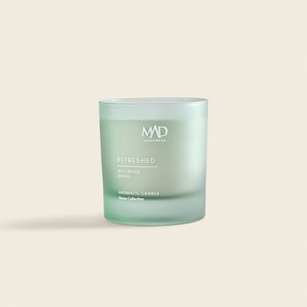 Mad Wellbeing Refreshed 200 gr Kokulu Mum – Mood Scentz Teknolojisi ile Ferahlatıcı Mum