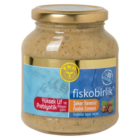 4 Adet Fiskobirlik Şeker İlavesiz Fındık Ezmesi 300 G