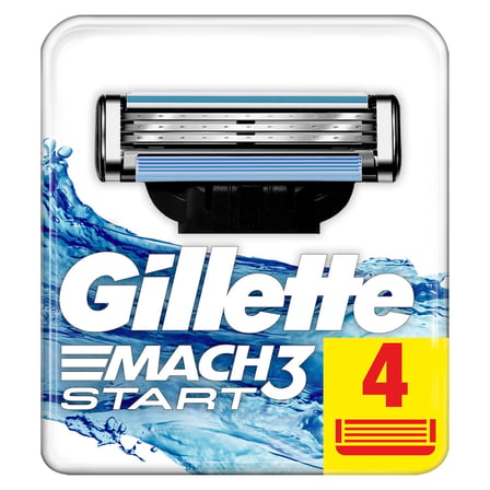 4 Adet Gillette Mach3 Start Yedek Tıraş Bıçağı 4 Adet