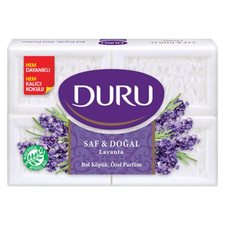 5 Adet Duru Saf&Doğal Lavanta Kalıp Sabun 600 G