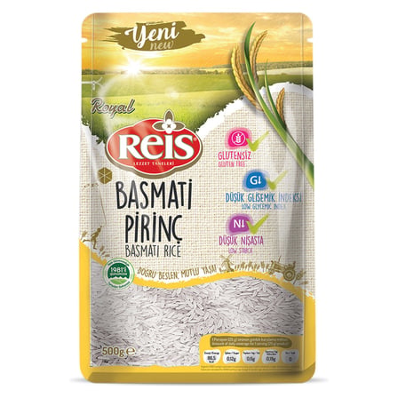 3 Adet Reis Royal Basmati Pirinç (Superıor) 500 G