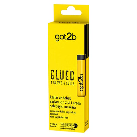 Got2b Glued Kaş ve Bebek Saçları Sabitleyici Maskara