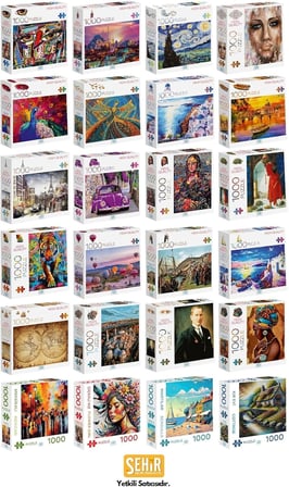 Istanbul Manzarası 1000 Parça 2,2Mm Kalınlık 48X68Cm Profesyonel Hobi Puzzle Yapboz Serisi
