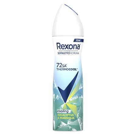 4 Adet Rexona Thermocool Eucaplyptus & Magnolia Kadın Sprey Deodorant 150 Ml