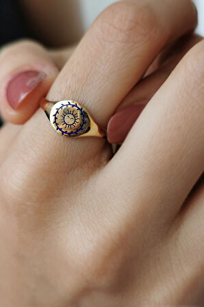 Altın Güneş Yüzük