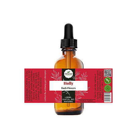 Holly - Bach Flowers Water 20Ml