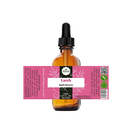 Larch - Bach Flowers Water 20Ml