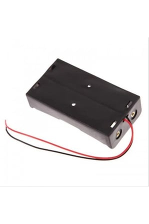 18650 Lityum Iyon Pil Batarya Yuvası Ikili Seri Bağlatı Şarj Kiti