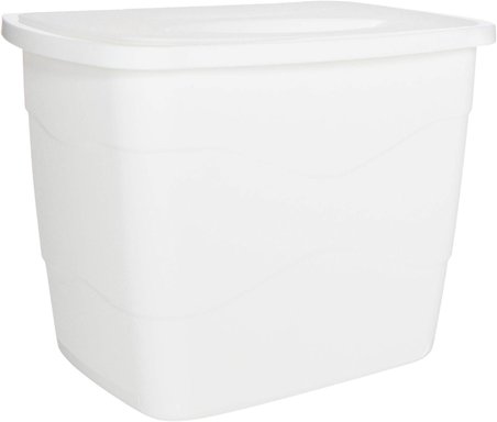 50801 Pratik Kapaklı Çöp Kovası, Beyaz