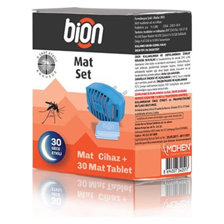 4 Adet Bion Mat Cihaz + 30 Mat Tablet Set