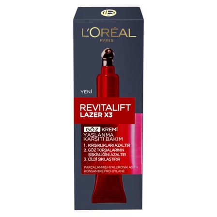 5 Adet L'Oreal Dermo Expert. Revit. Lazer Göz Kremi 15Ml