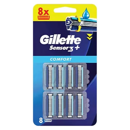 4 Adet Gillette Sensor3+ Comfort Yedek Bıçak Başlığı