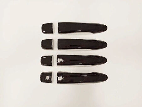 Nissan Qashqai 2014-2020 Kapı Kolu Kaplama - Piano Black