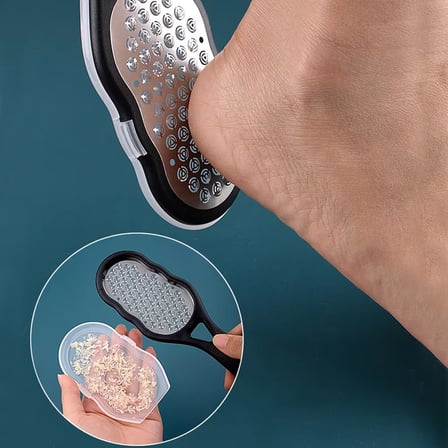 Ayak Törpüsü, Pedikür Nasır ve Topuk Çatlağı, Ölü Deri Temizleme Kullanımına Uygun Ayak Törpüsü, Ergonomik Saplı, Islak ve Kuru Kullanıma Uygun, Paslanmaz Çelik
