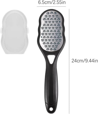 Ayak Törpüsü, Pedikür Nasır ve Topuk Çatlağı, Ölü Deri Temizleme Kullanımına Uygun Ayak Törpüsü, Ergonomik Saplı, Islak ve Kuru Kullanıma Uygun, Paslanmaz Çelik