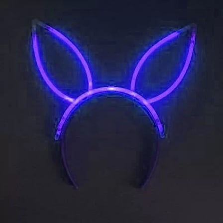 Karanlıkta Yanan Fosforlu Glow Taç 6 Renk 6 Adet