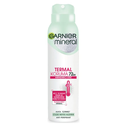 4 Adet Garnier Mineral Termal Koruma Sprey Deodorant