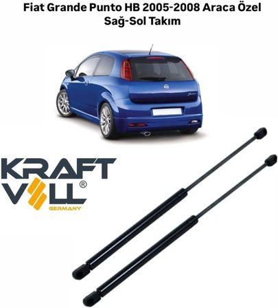 Fİat Grande Punto 2005-2008 Arası Araca Özel Sağ-Sol Takım Bagaj Amortisörü