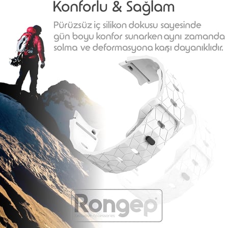 Sportif Football Pattern Loop 20mm Kordon Samsung ile Uyumlu Galaxy Watch 7/6/5/4 Serisi için Galaxy Watch 7 Kordon (40mm/44mm) Watch 6/4 Classic (47/43/42mm) Watch 5 Pro Uyumlu