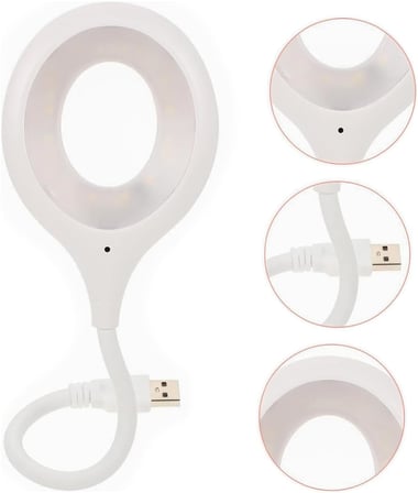 Portatif Akrobatik 20 SMD Ledli USB Gece Kitap Okuma Çalışma Lambası (Powerbank Uyumlu)