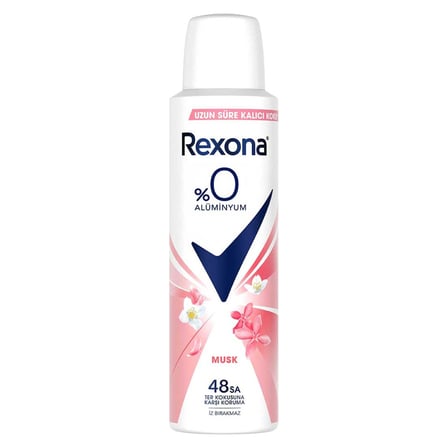 5 Adet Rexona Musk Sprey Deodorant 150 Ml