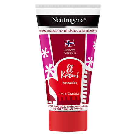 4 Adet Neutrogena Konsantre El Kremi Parfümsüz 75 Ml