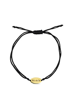 14 Ayar Altın Pırlantalı Friends Bileklik