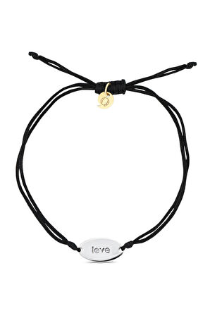 14 Ayar Altın Pırlantalı Love Bileklik