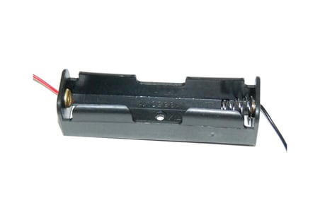 18650 Li-on Pil Yuvası Tekli (1'li) - 3.7V Kablolu Batarya Yuvası