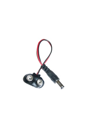 DC Jack Çıkışlı 9V Pil Soketi - Arduino Uyumlu (1 Adet)