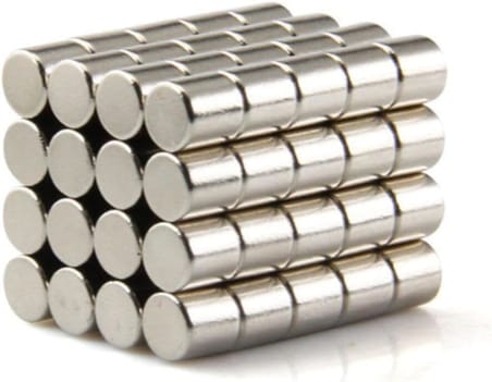 Dünya Magnet 25 Adet Çap 5Mm X Kalınlık 5Mm Silindir Güçlü Neodyum Mıknatıs