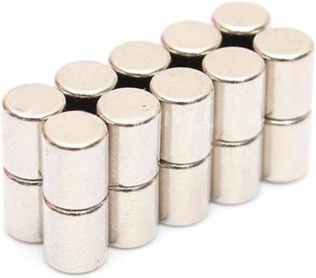 Dünya Magnet 25 Adet Çap 5Mm X Kalınlık 5Mm Silindir Güçlü Neodyum Mıknatıs