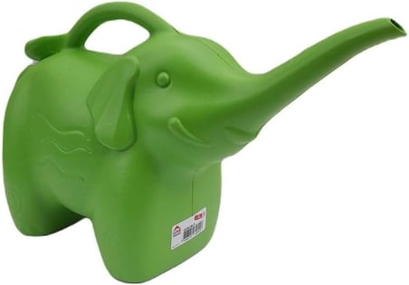 Fil Model Çiçek Bitki Sulama Aparatı Çiçek Sulama Kabı 2 Litre(Yeşil)