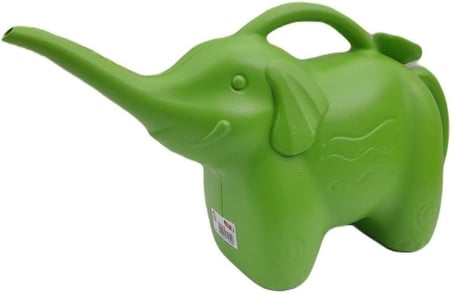 Fil Model Çiçek Bitki Sulama Aparatı Çiçek Sulama Kabı 2 Litre(Yeşil)