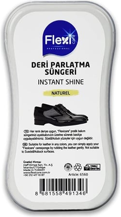 Flexi Care Renksiz Deri Parlatıcı Sünger