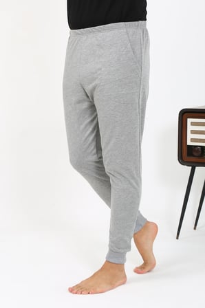 Modi Erkek Pamuk Tek Alt Pijama Gri 27551