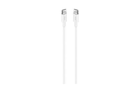 USB-C - USB-C 300cm 60W PD/QC Hızlı Şarj/Data Kablosu Beyaz