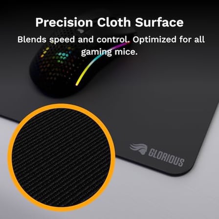 Glorious Oyun Fare Altlığı GMP 2 – XL – Su sıçramasına dayanıklı fare altlığı, tüm oyun sensörleri için optimize edilmiştir, hız ve kontrol için, çerçevesiz tasarım – 460 mm x 355 mm x 3 mm – XL