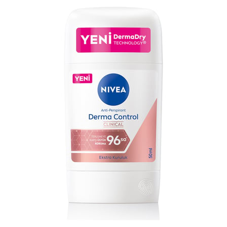 4 Adet NIVEA Kadın Stick Deodorant Derma Control Clinical 50ml