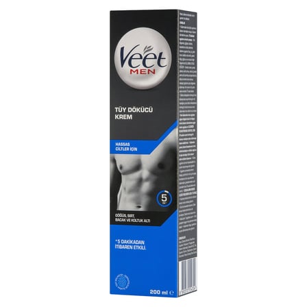 Veet Men Hassas Tüy Dökücü Krem 200 Ml
