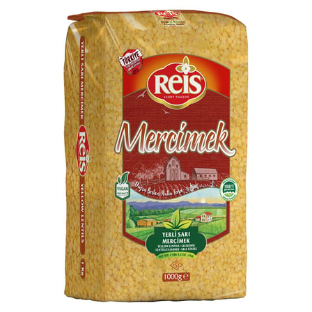 4 Adet Reis Sarı Mercimek 1 Kg