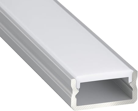 LED Profil Kanal Sıva üstü 18x11mm alüminyum 1mt. aydınlatma dekoratif şerit kanalı armatür linear ışık kare kasa