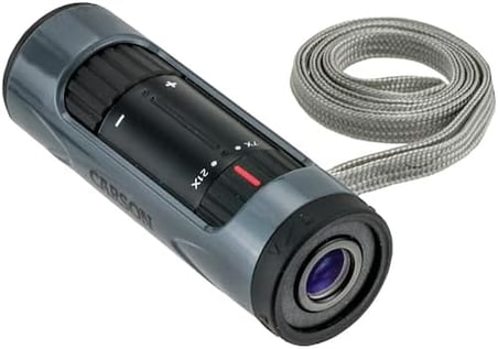 Carson MonoZoom 7-21x21mm Zoom Tek gözlü (ZM-721), Gri