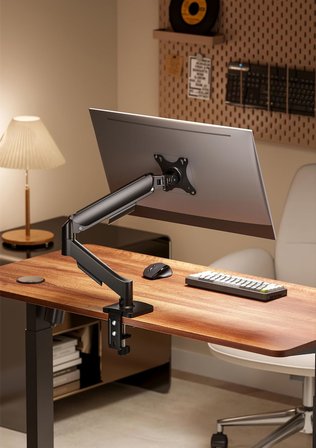 Monitör Tutucu 17" - 32" Ekranlar için 9kg Taşıyabilir, LCD LED Amortisörlü VESA Monitör Tutucu