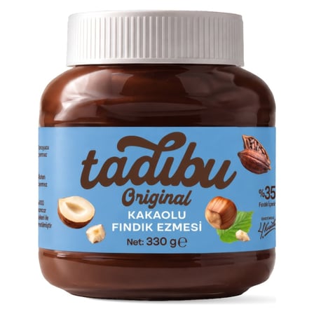 3 Adet Abdurrahman Tatlıcı - Tadıbu  Kakaolu Fındık Ezmesi 330 G