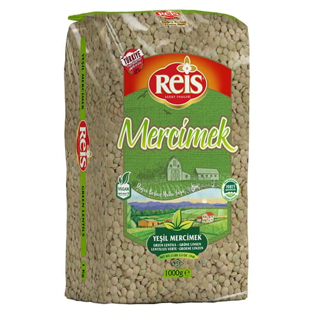 5 Adet Reis Yeşil Mercimek 1 Kg