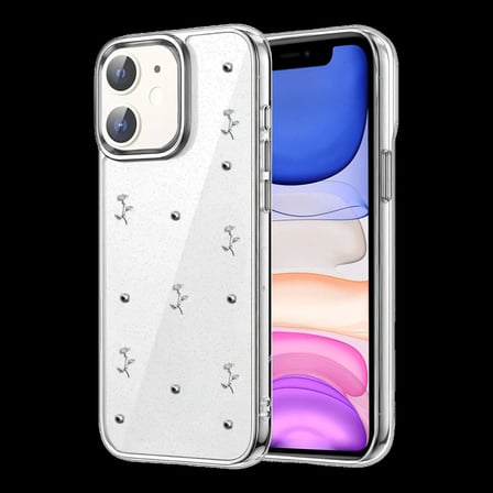 Apple iPhone 12 Fiyonk Desenli Kapak - Desen 4