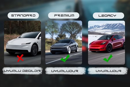 Tesla Model 3 &amp; Model Y Koltuk Arkası Askılık Seti (2’li) – Araca Özel Tasarım, Dayanıklı Araç İçi Askı, Ceket &amp; Çanta Düzenleyici