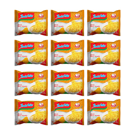 Indomie Noodle Köri 75 Gr x 12 Adet