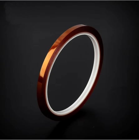 Kapton Bant 5mm x 30 Metre Yüksek Düşük Sıcaklık -73C 260C Termal Isıya Dayanıklı Güçlü Yalıtım DVM.101.464